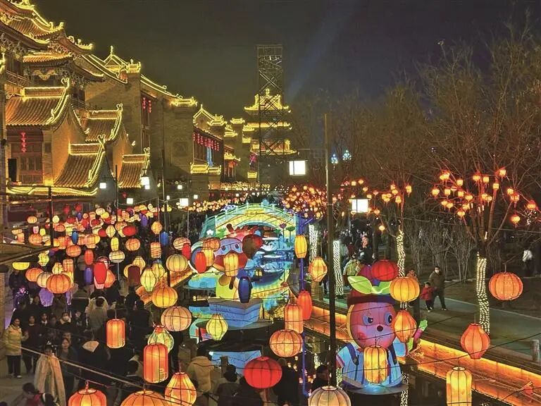 华灯溢彩耀三秦 非...